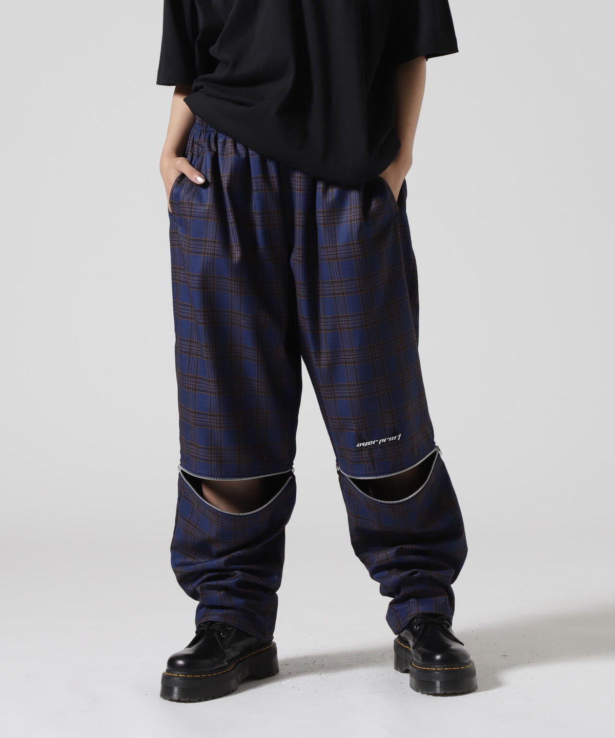 overprint/オーバープリント/SATAN KNEE ZIP PANTS