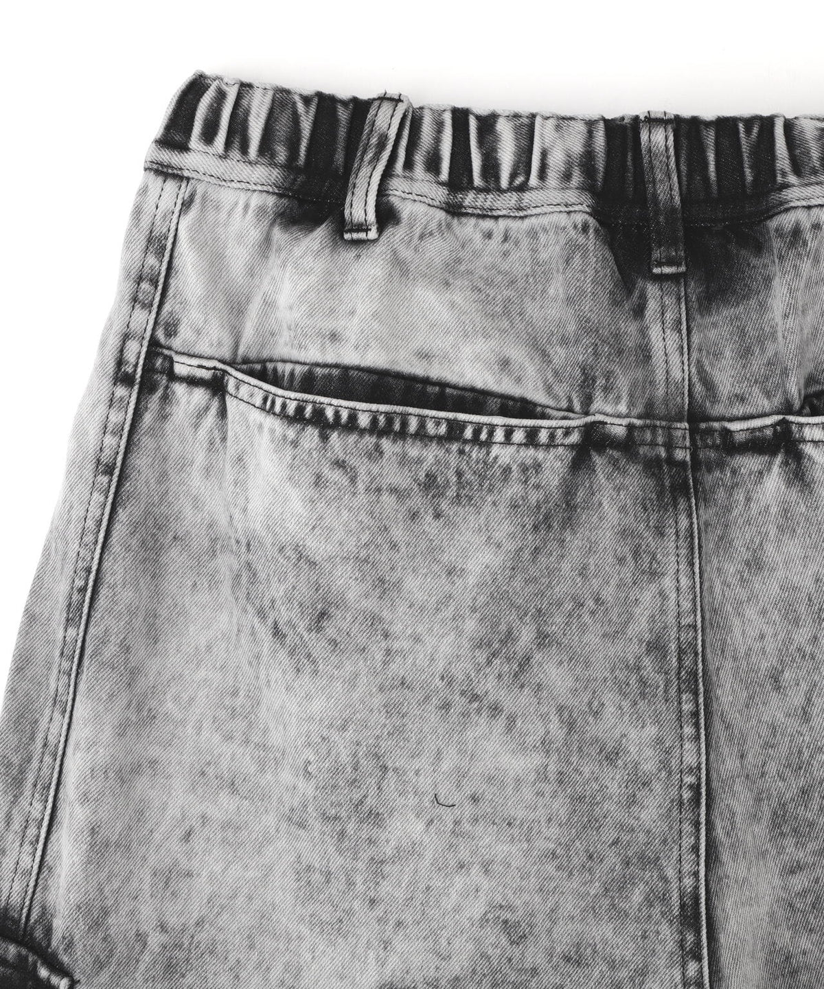DankeSchon/ダンケシェーン/CHEMIBLEACH DENIM CARGO SHORTS