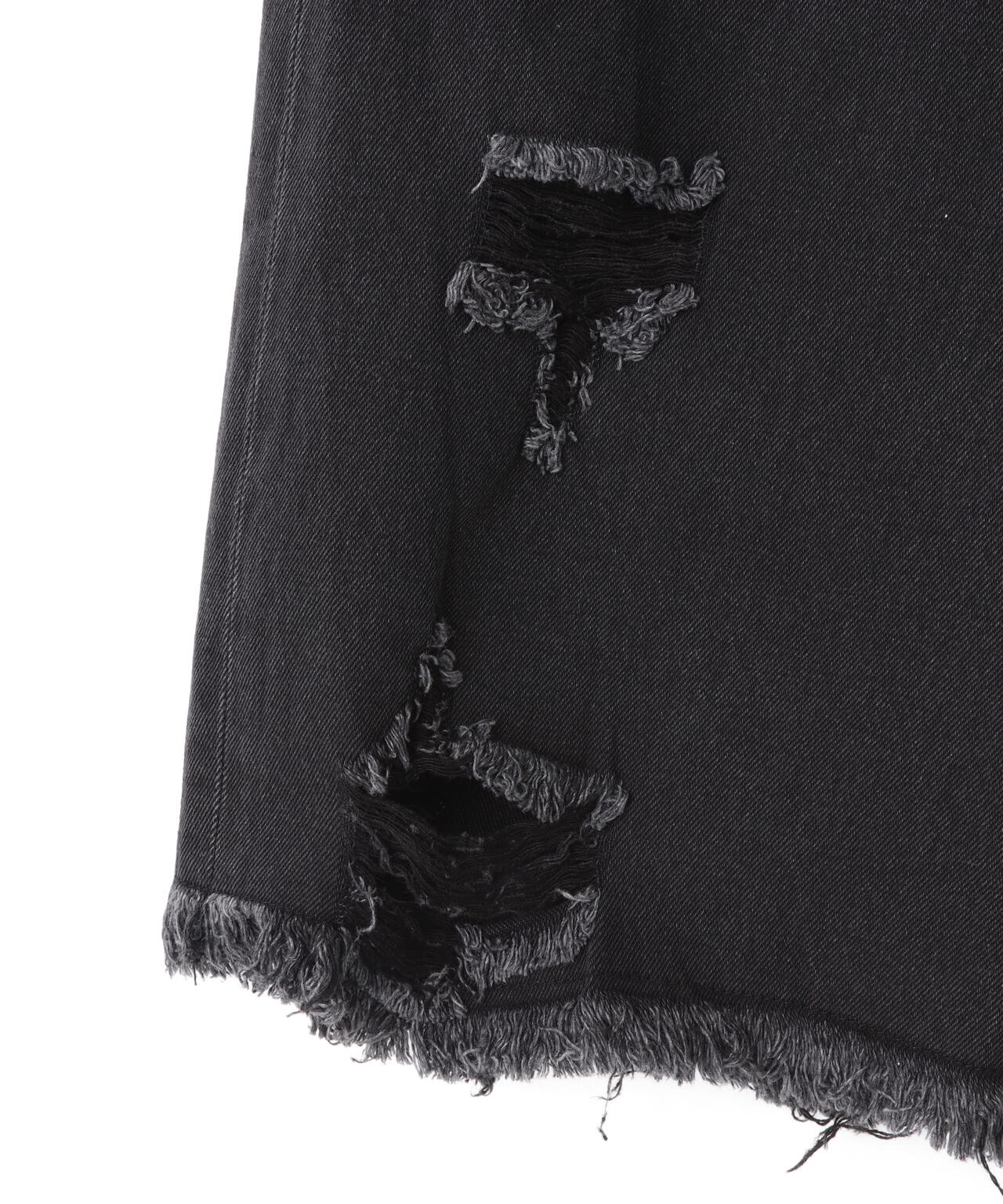 【WEB&DEPOT限定】DankeSchon/ダンケシェーン/DESTROY DENIM SHORTS