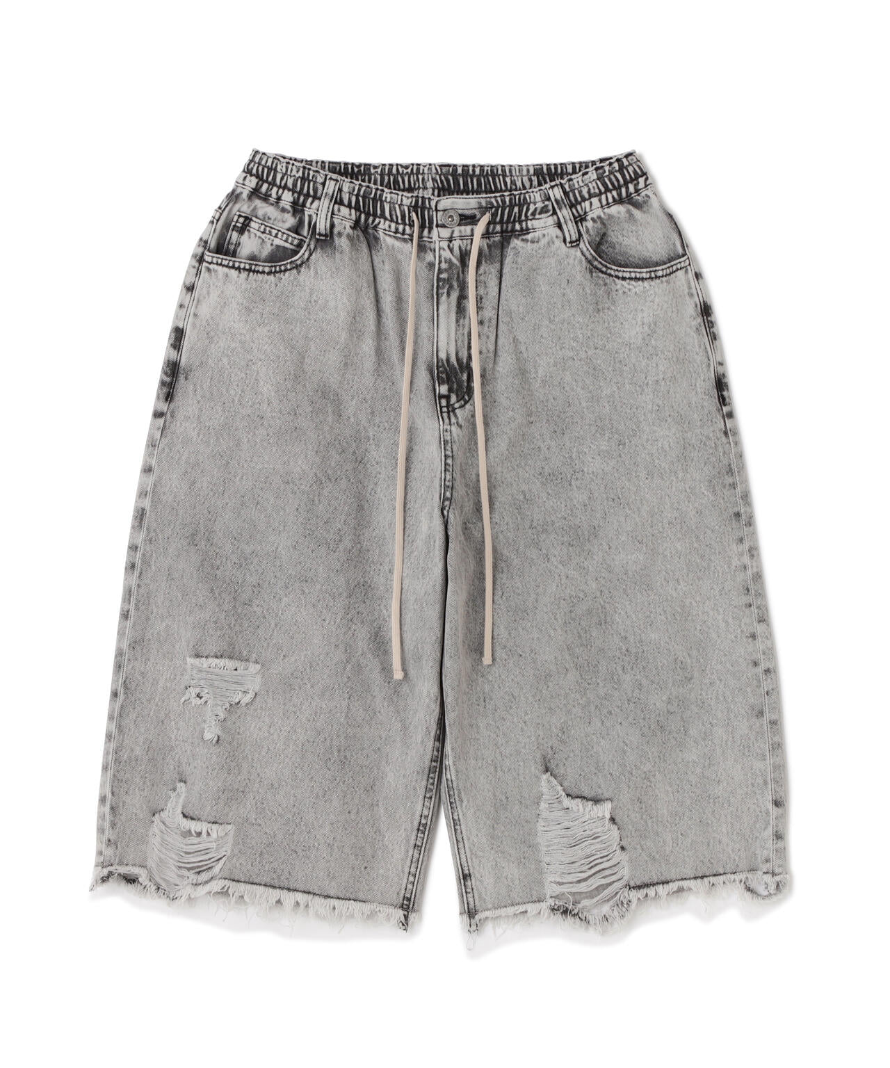 【WEB&DEPOT限定】DankeSchon/ダンケシェーン/DESTROY DENIM SHORTS