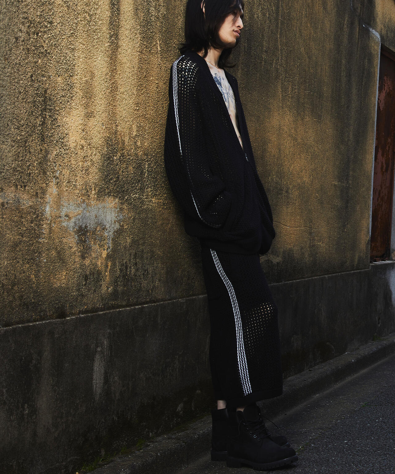 DankeSchon/ダンケシェーン/MESHKNIT SHORTS