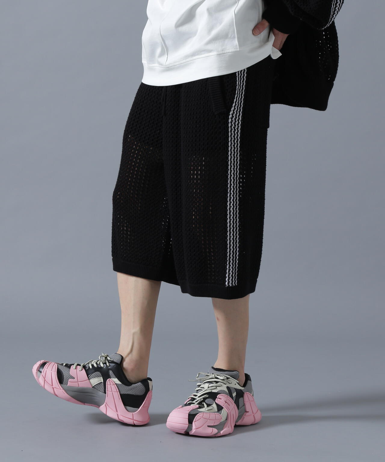 DankeSchon/ダンケシェーン/MESHKNIT SHORTS