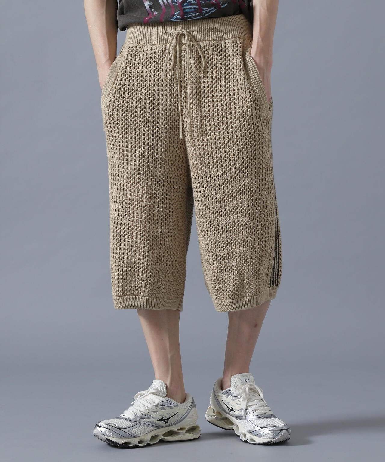 DankeSchon/ダンケシェーン/MESHKNIT SHORTS