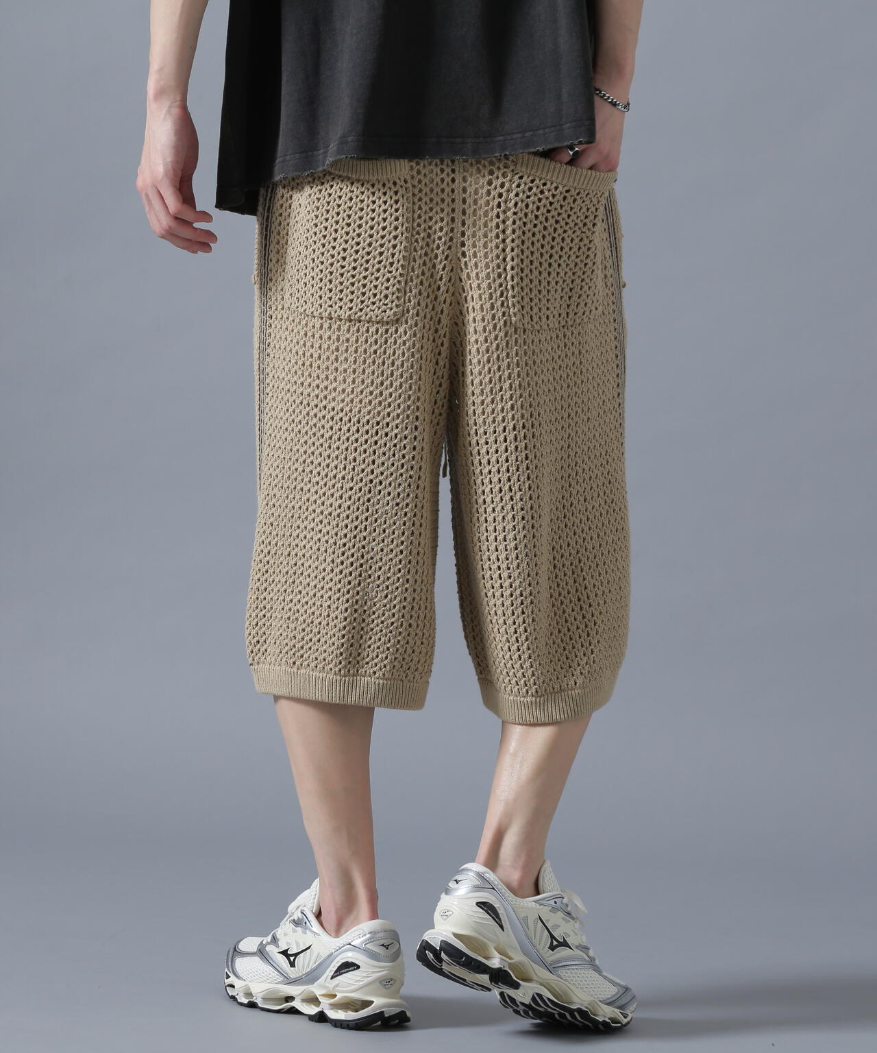 DankeSchon/ダンケシェーン/MESHKNIT SHORTS