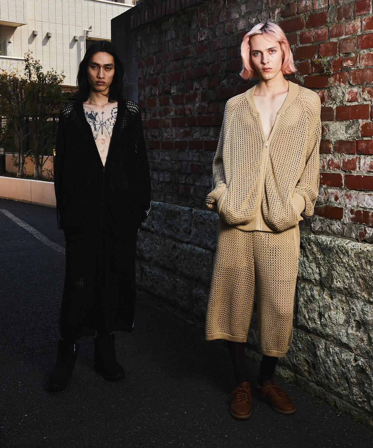 DankeSchon/ダンケシェーン/MESHKNIT SHORTS