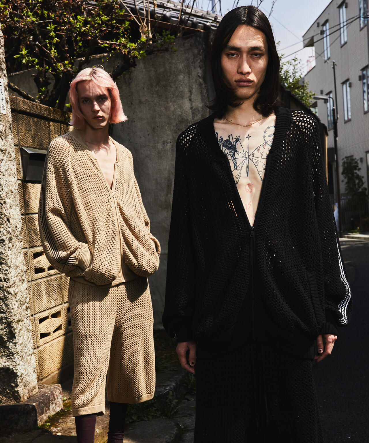 DankeSchon/ダンケシェーン/MESHKNIT SHORTS