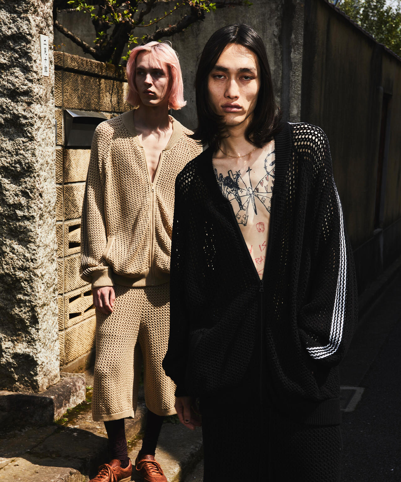 DankeSchon/ダンケシェーン/MESHKNIT SHORTS