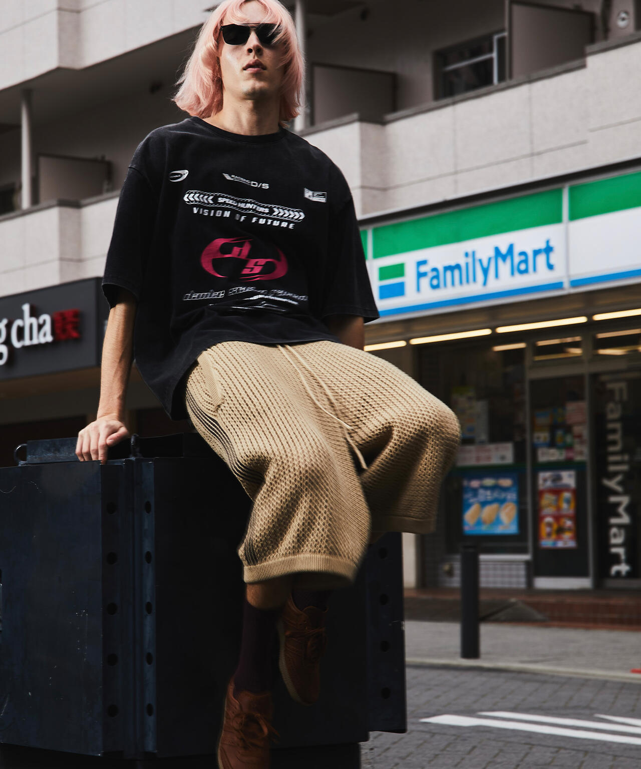 DankeSchon/ダンケシェーン/MESHKNIT SHORTS