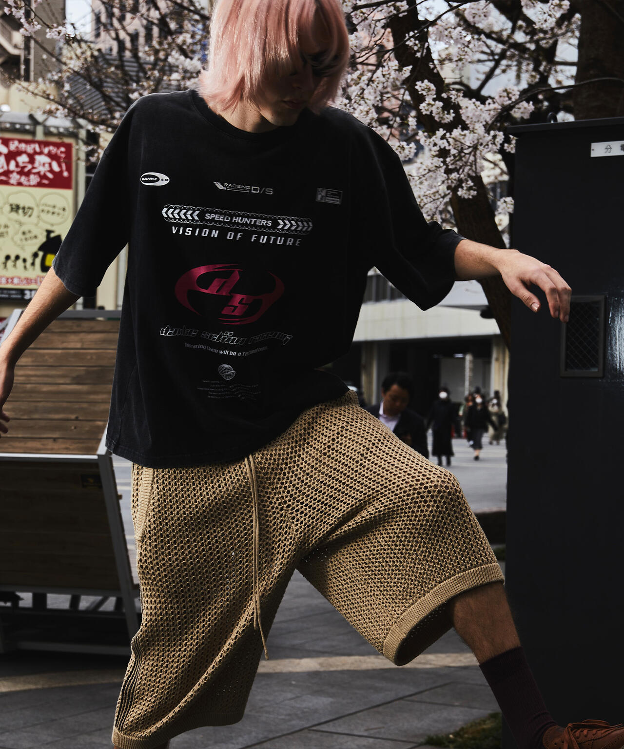 DankeSchon/ダンケシェーン/MESHKNIT SHORTS