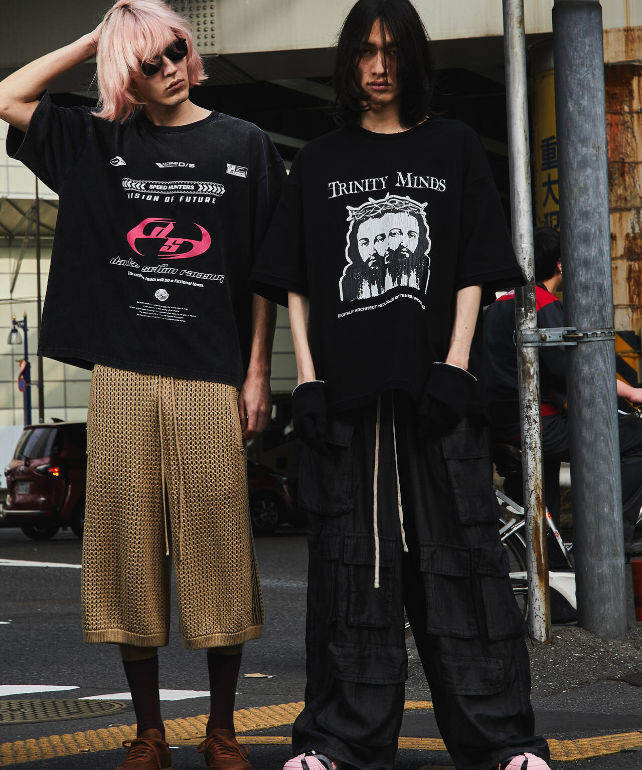DankeSchon/ダンケシェーン/MESHKNIT SHORTS