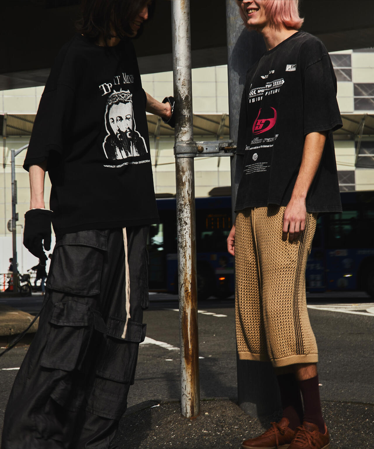 DankeSchon/ダンケシェーン/MESHKNIT SHORTS