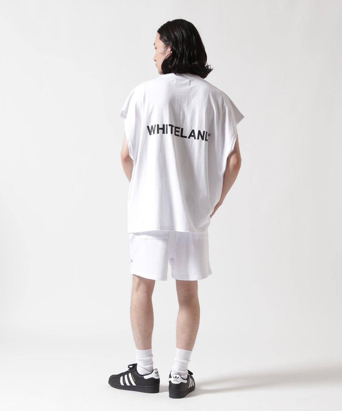 【WEB&DEPOT限定】WHITELAND/ホワイトランド/OWL/LOGO SWT SHORTS