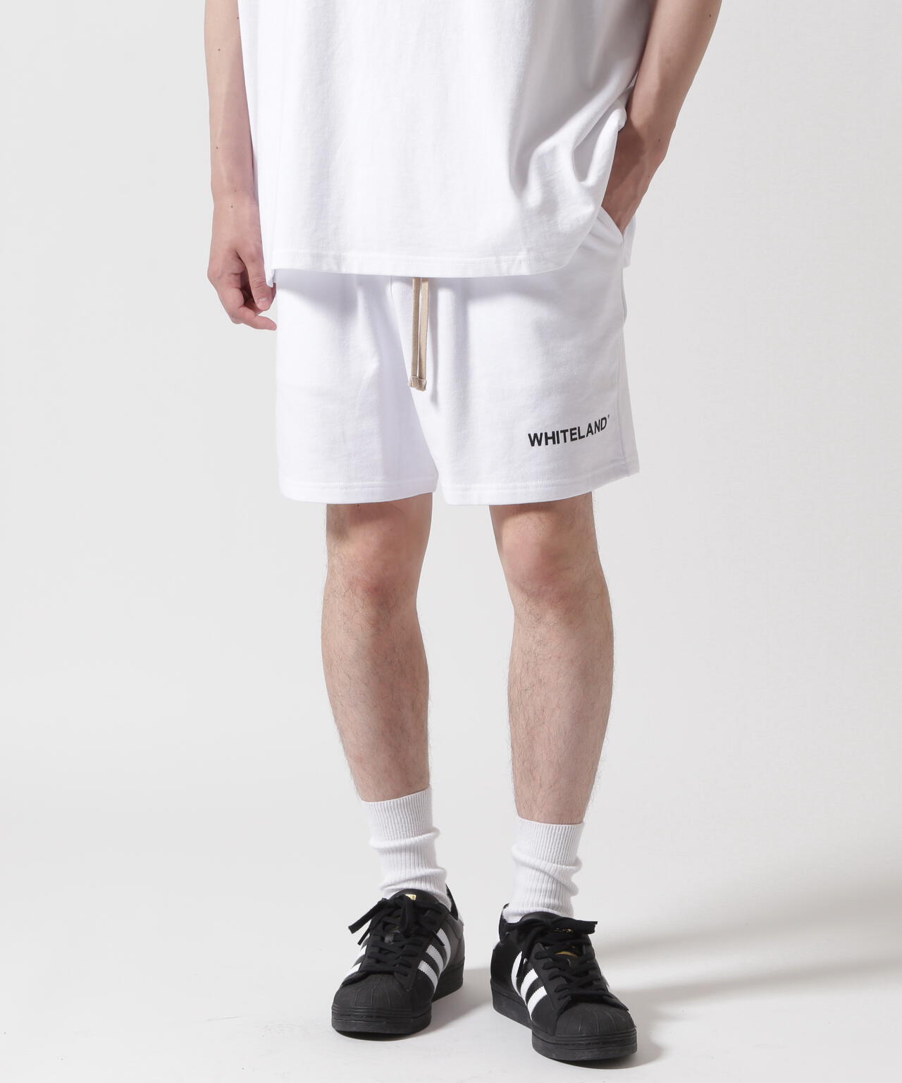 【WEB&DEPOT限定】WHITELAND/ホワイトランド/OWL/LOGO SWT SHORTS