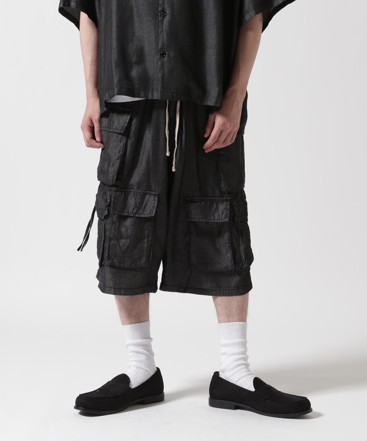 DankeSchon/ダンケシェーン/TENCEL CARGO SHORTS