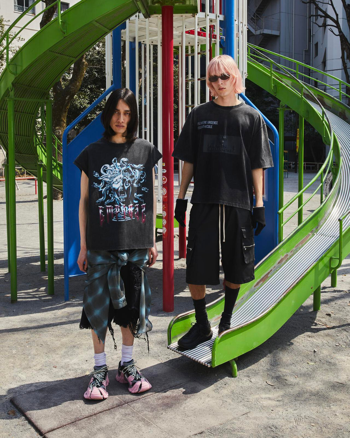 DankeSchon/ダンケシェーン/11oz DAMAGE DENIM SHORTS