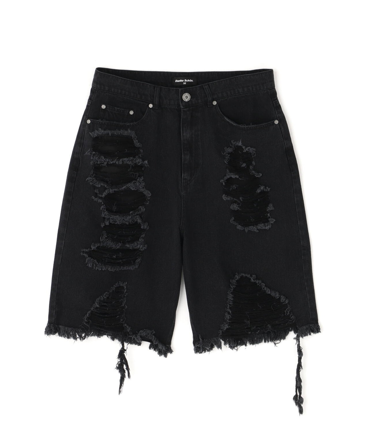 DankeSchon/ダンケシェーン/11oz DAMAGE DENIM SHORTS