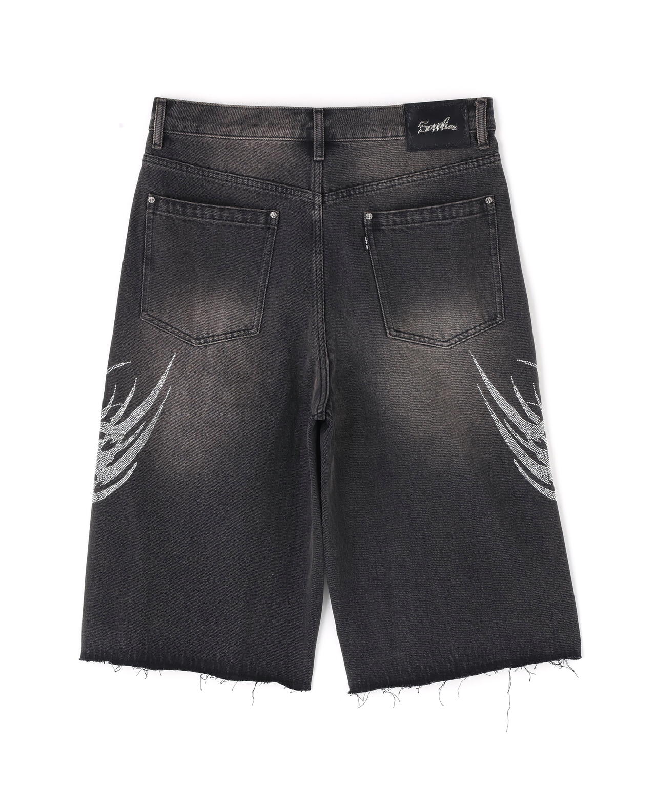 SUPPLIER/サプライヤー/TRIBAL RHINESTONE DENIM SHORTS