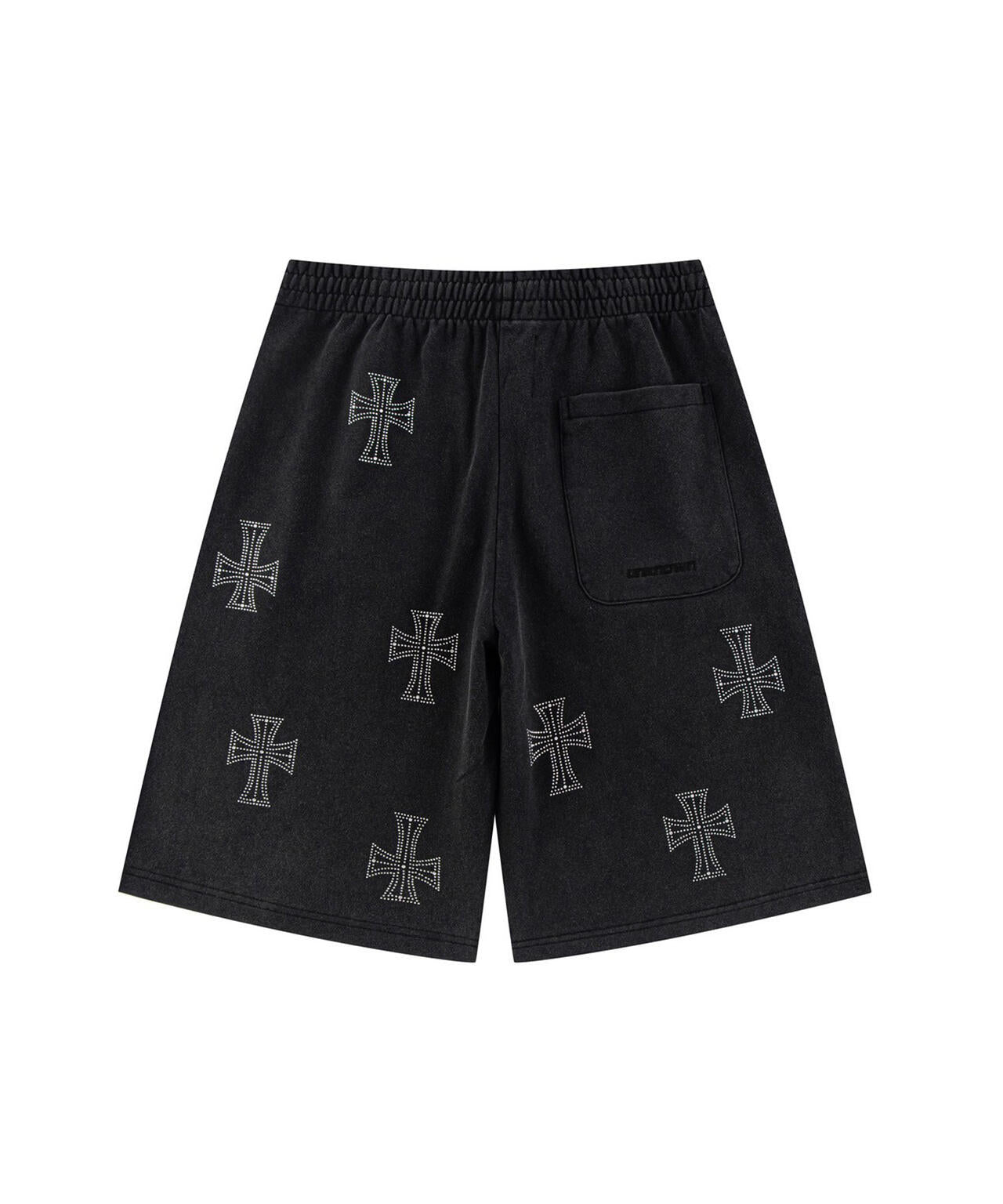 UNKNOWNLONDON/アンノウンロンドン/OUTLINE CROSS SWEAT SHORTS
