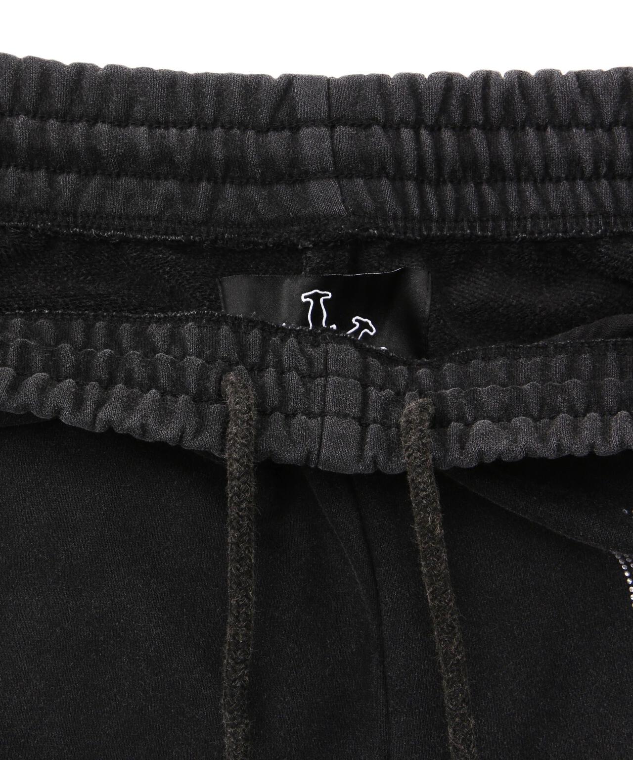 UNKNOWNLONDON/アンノウンロンドン/OUTLINE CROSS SWEAT SHORTS