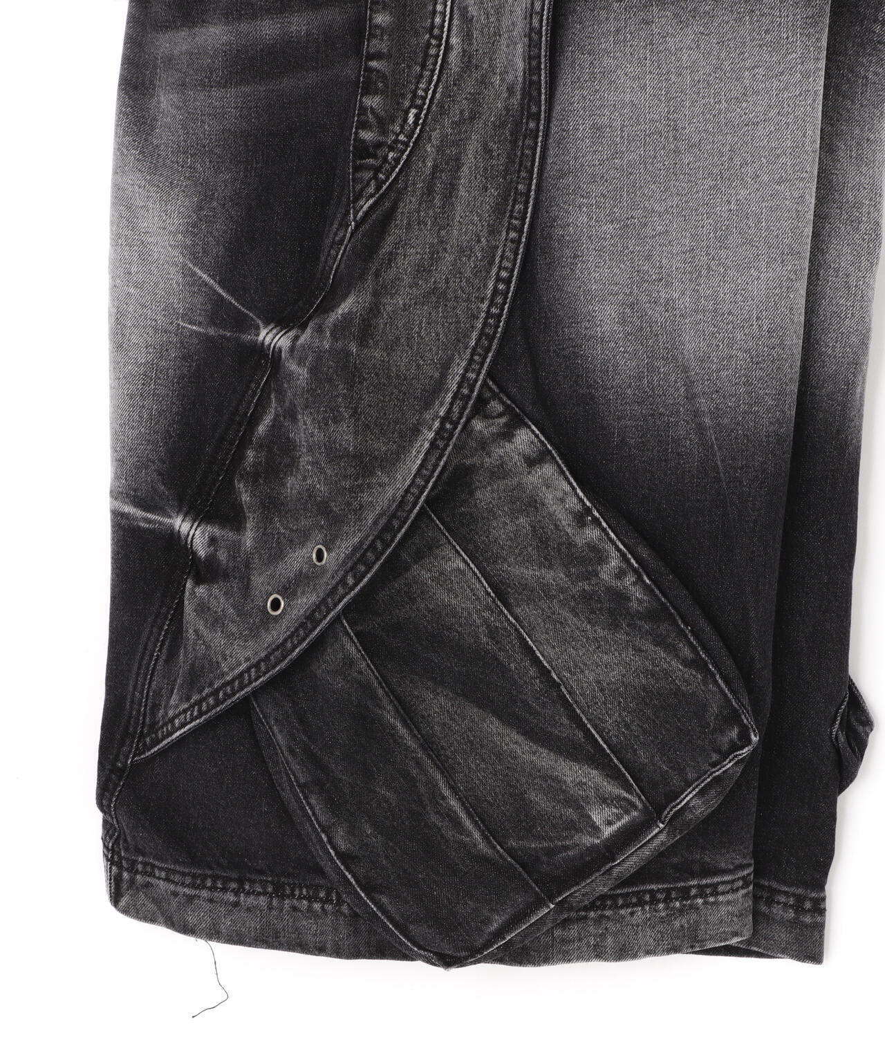 BLR/ビーエルアール/C CARGO BERMUDA W DENIM PANTS