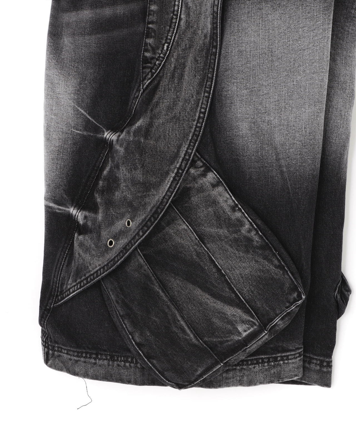 BLR/ビーエルアール/C CARGO BERMUDA W DENIM PANTS