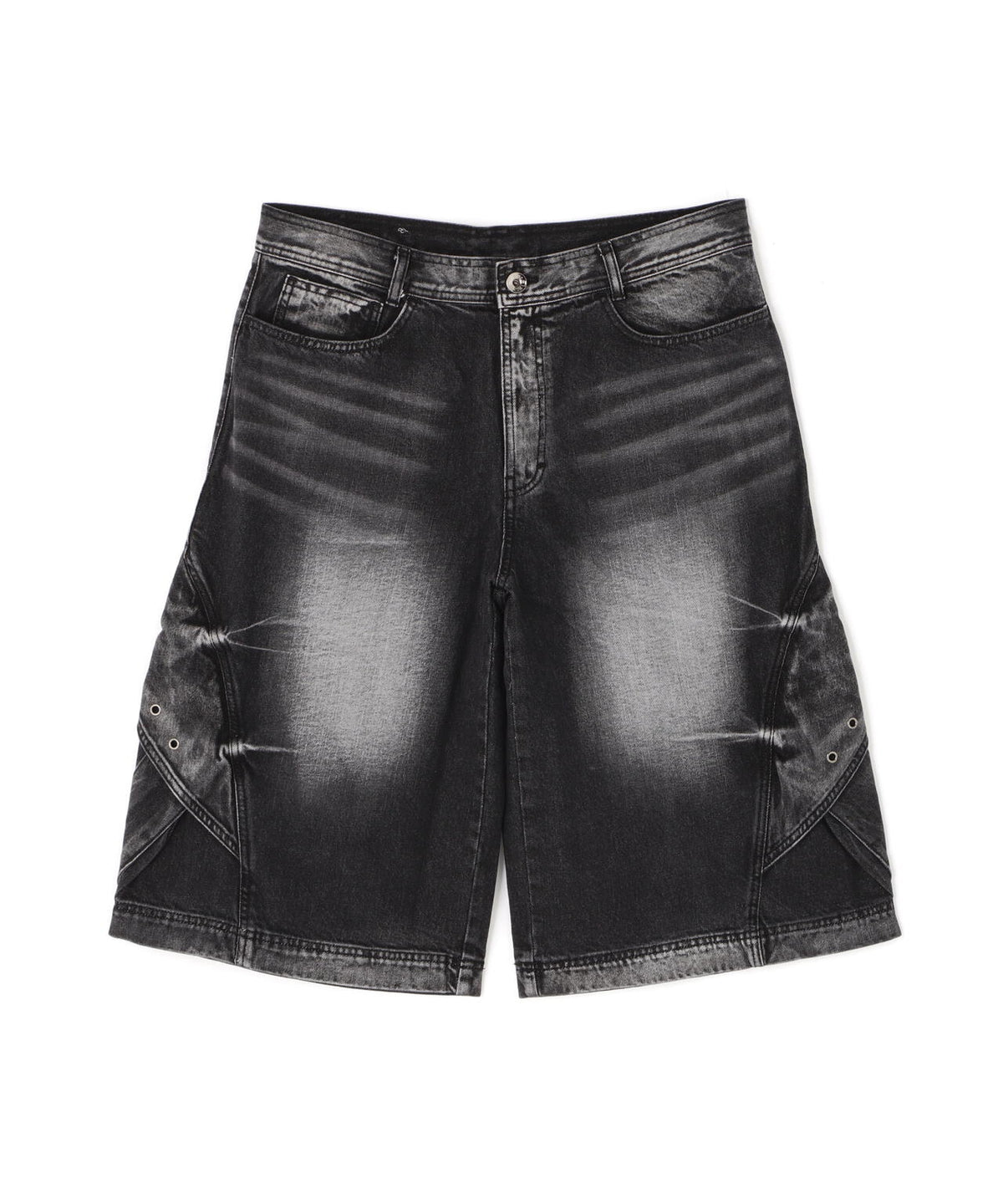 BLR/ビーエルアール/C CARGO BERMUDA W DENIM PANTS