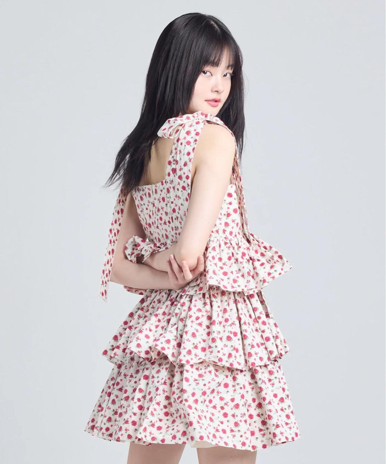 littlesunnybite/リトルサニーバイト/rose tiered dress