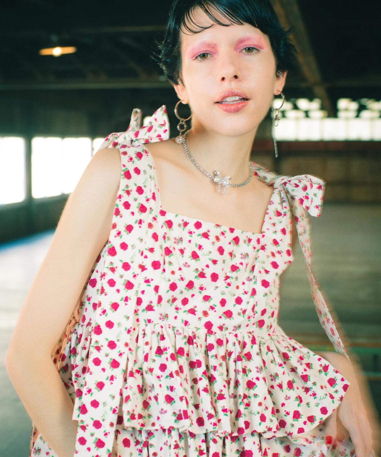 littlesunnybite/リトルサニーバイト/rose tiered dress