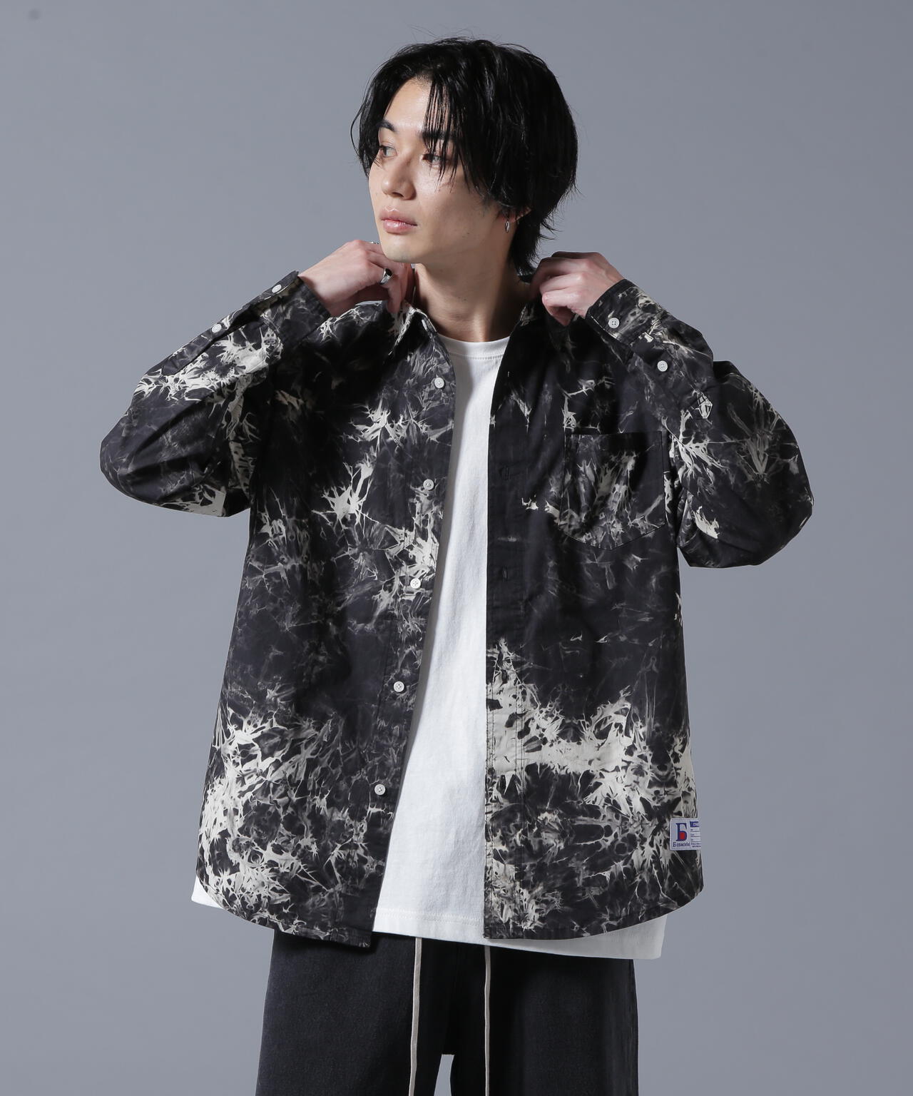 【WEB&DEPOT限定】DankeSchon/ダンケシェーン/TIE DYE LONG SHIRTS
