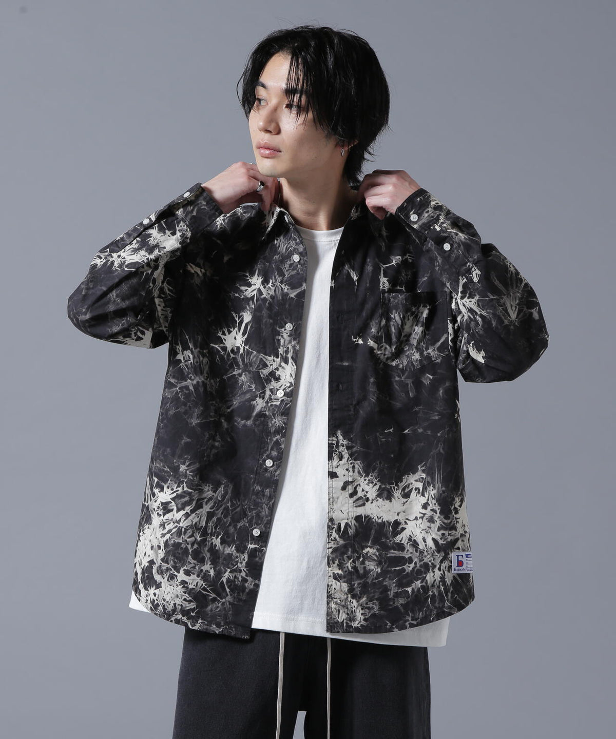 【WEB&DEPOT限定】DankeSchon/ダンケシェーン/TIE DYE LONG SHIRTS