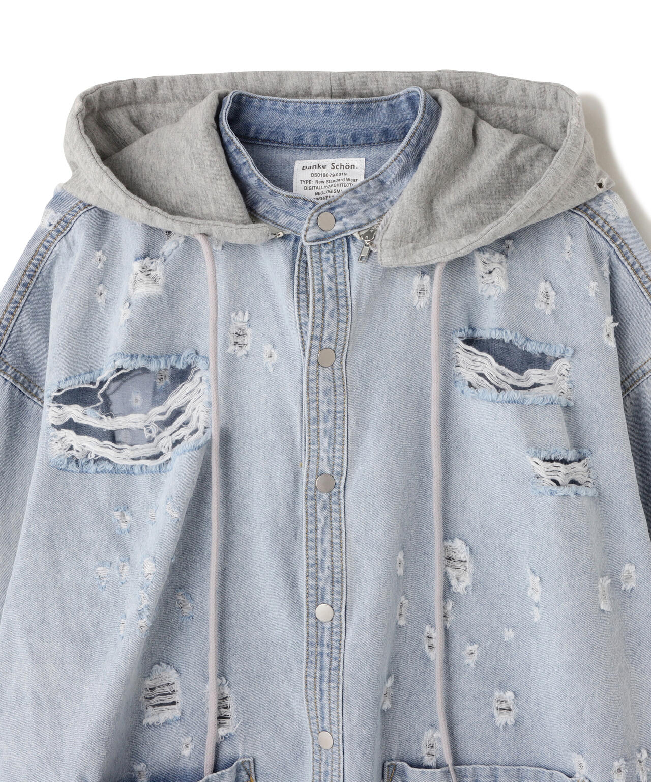 DankeSchon/ダンケシェーン/SHOTGUNDENIM HOOD SHIRTS