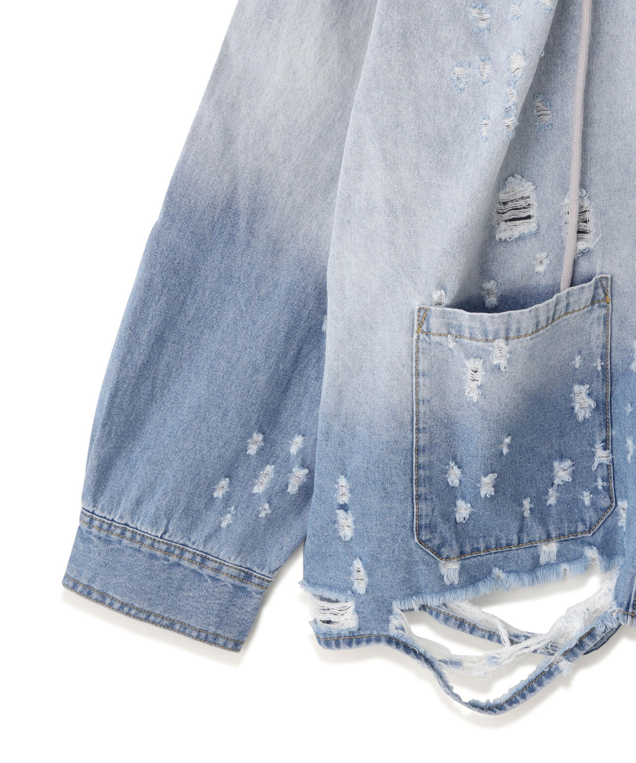 DankeSchon/ダンケシェーン/SHOTGUNDENIM HOOD SHIRTS