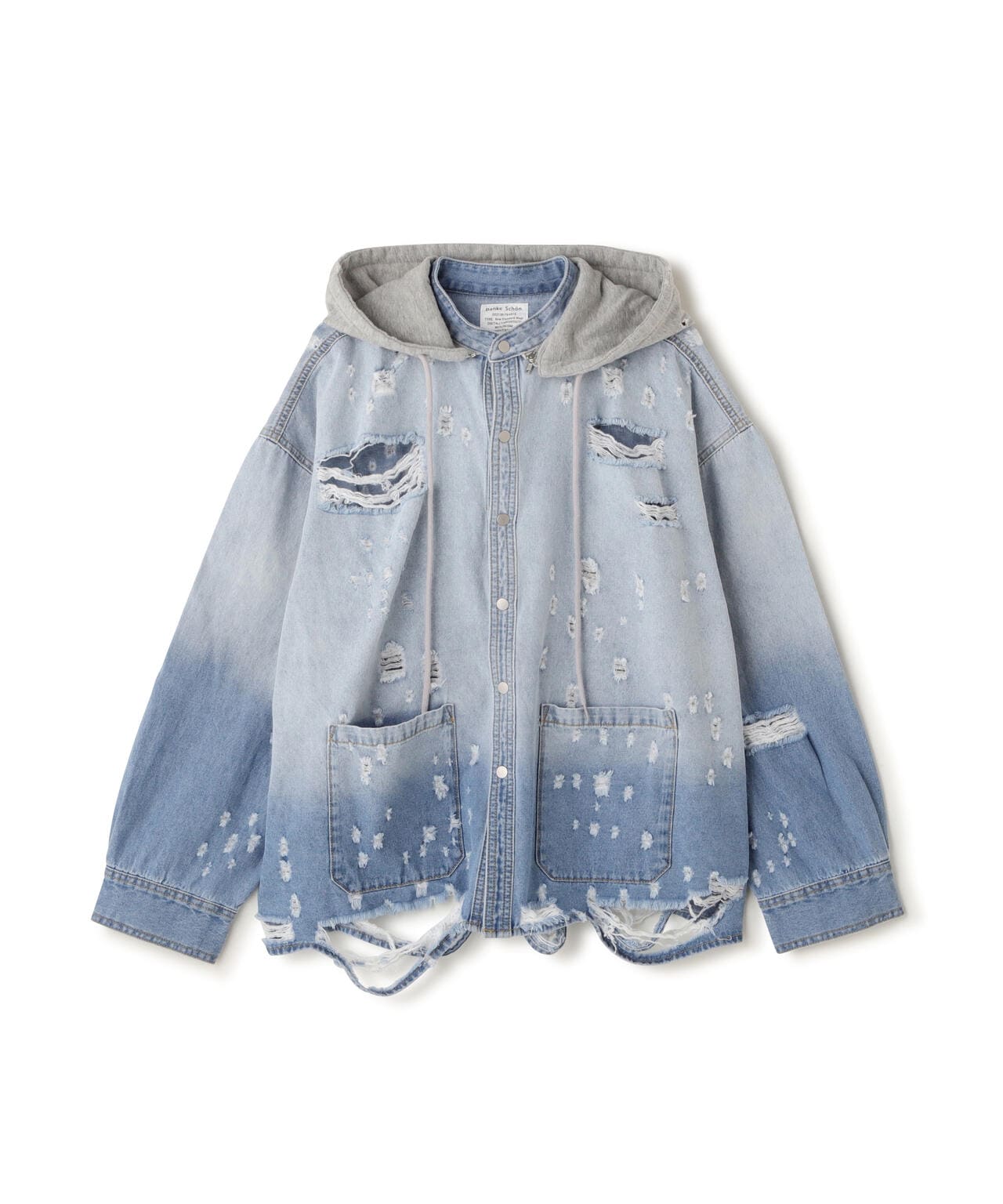 DankeSchon/ダンケシェーン/SHOTGUNDENIM HOOD SHIRTS