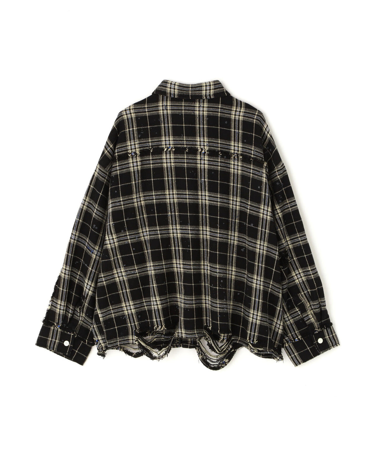 DankeSchon/ダンケシェーン/STUDS FLANNEL CHECK L/S SHIRTS