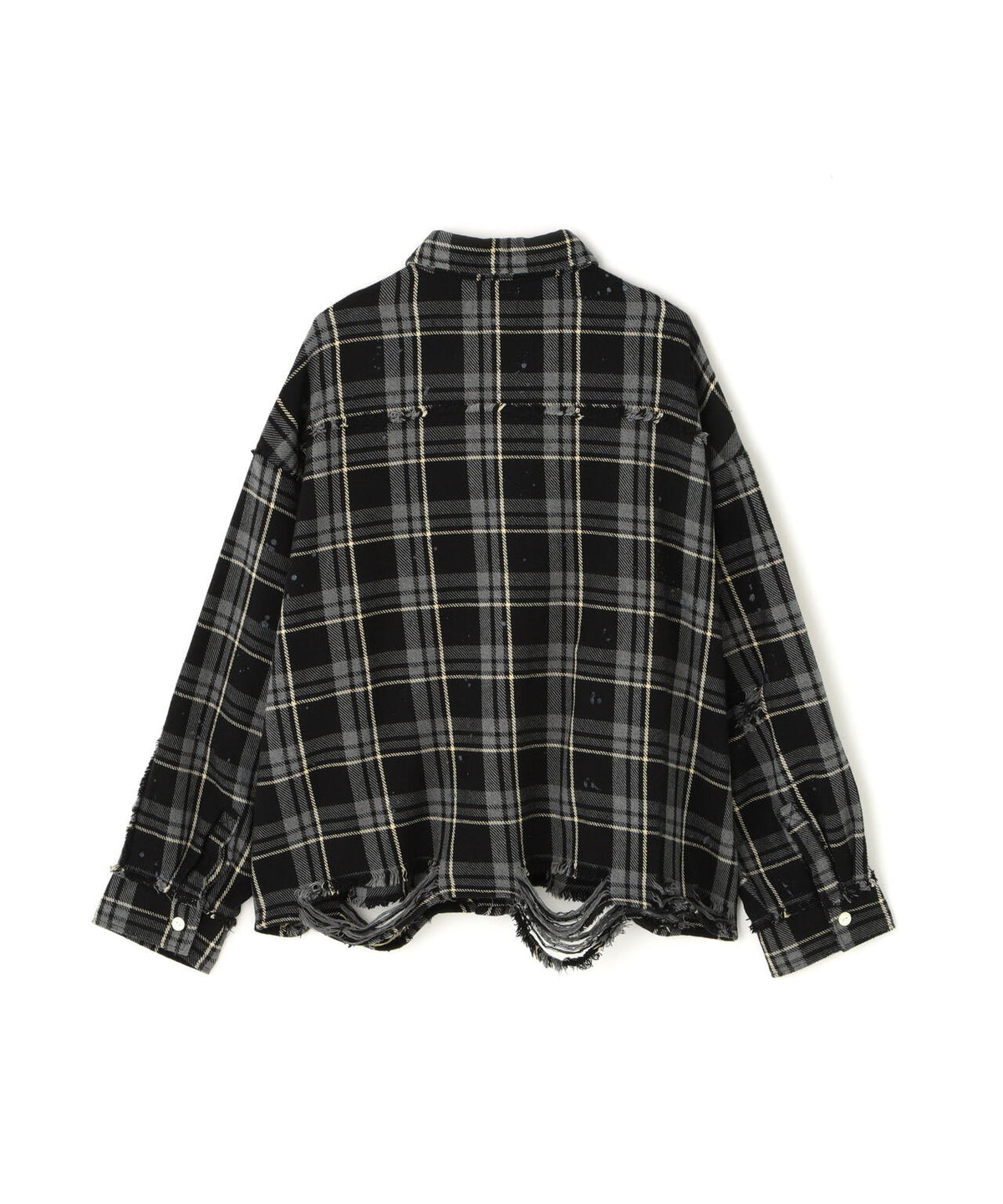 DankeSchon/ダンケシェーン/STUDS FLANNEL CHECK L/S SHIRTS