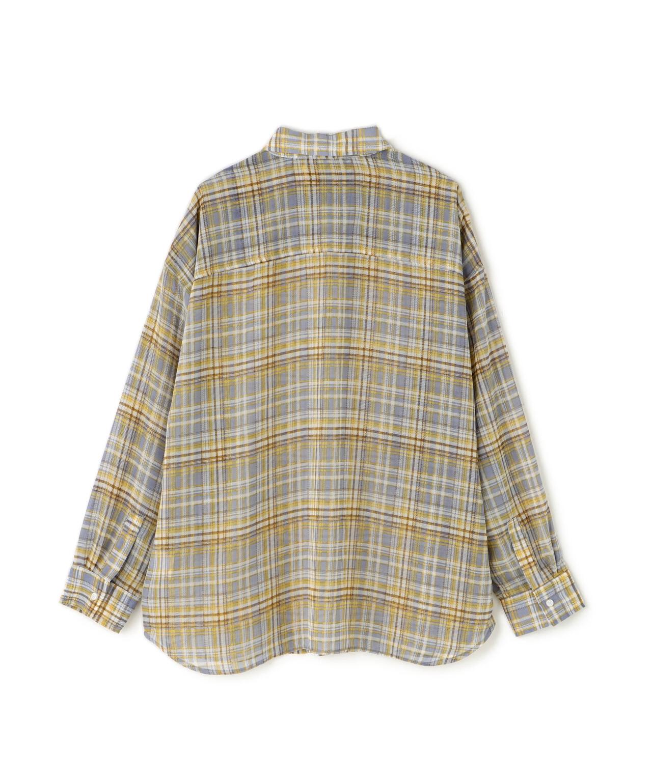 WHITELAND/ホワイトランド/CHIFFON CHECK SHIRT