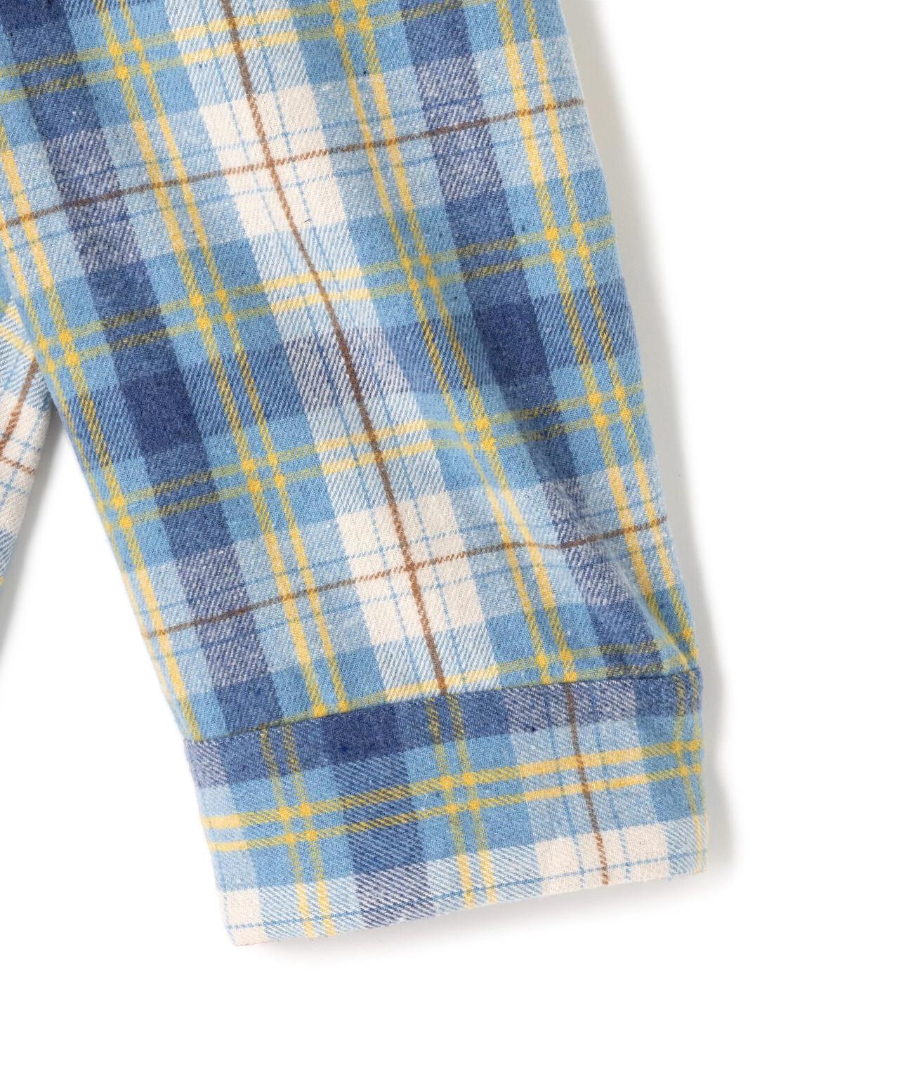 neuron/にゅうろん/オーバーチェックシャツ