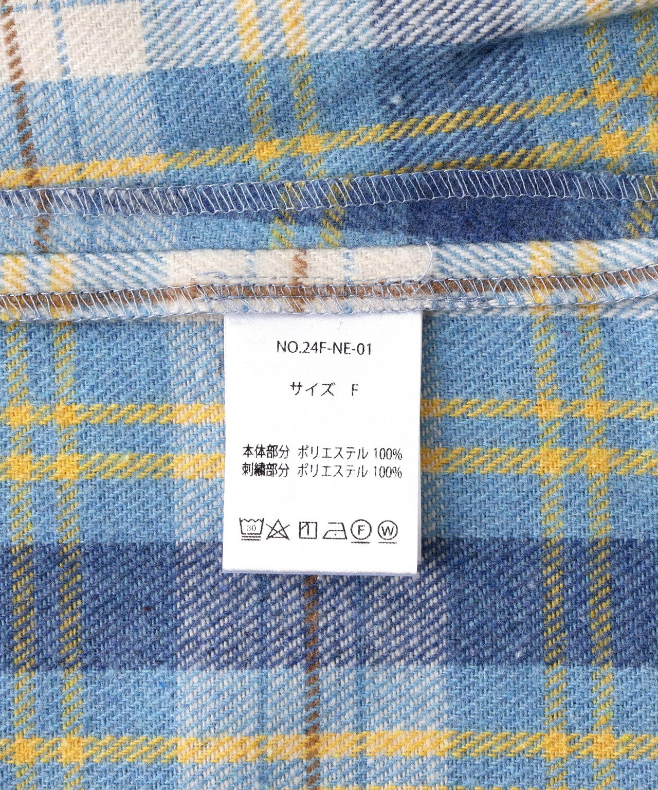 neuron/にゅうろん/オーバーチェックシャツ