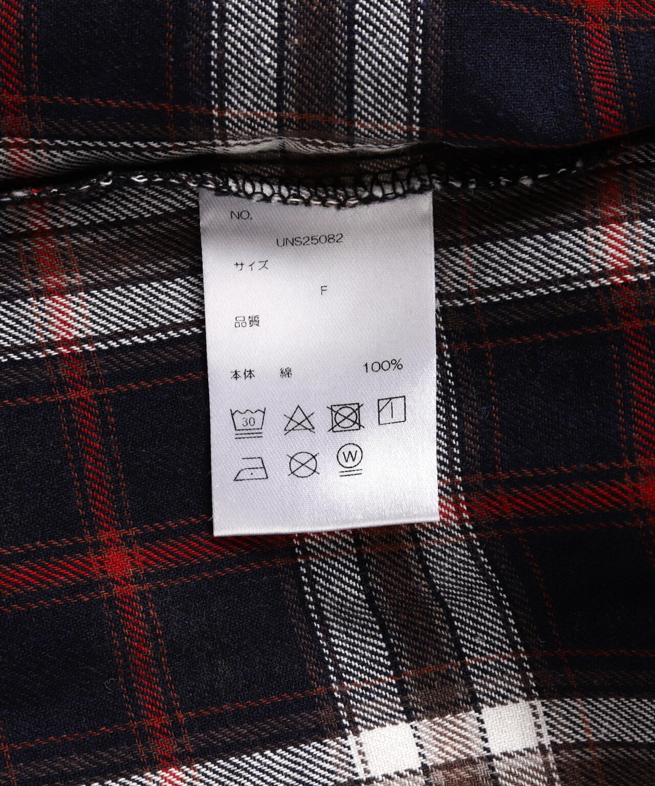 【WEB&DEPOT限定】DankeSchon/ダンケシェーン/BLEACH CHECK OPEN COLLER SHIRTS