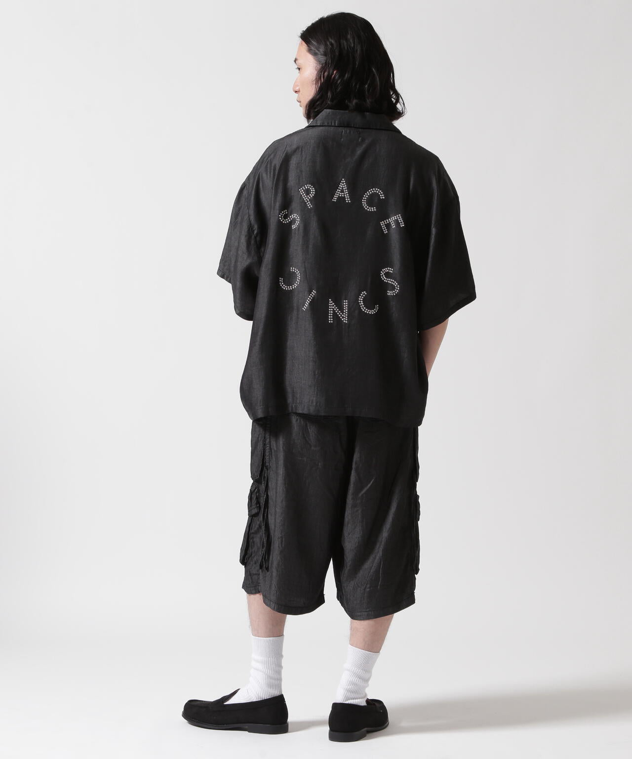 DankeSchon/ダンケシェーン/TENCEL OPENCOLLAR S/S SHIRTS