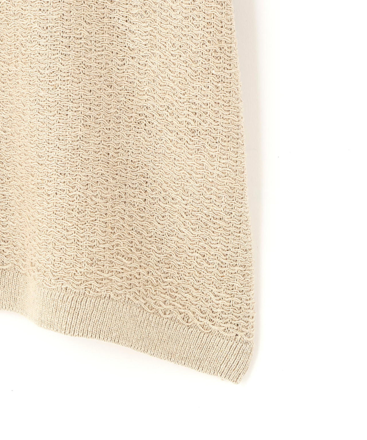 WHITELAND/ホワイトランド/KNIT S/S SHIRT