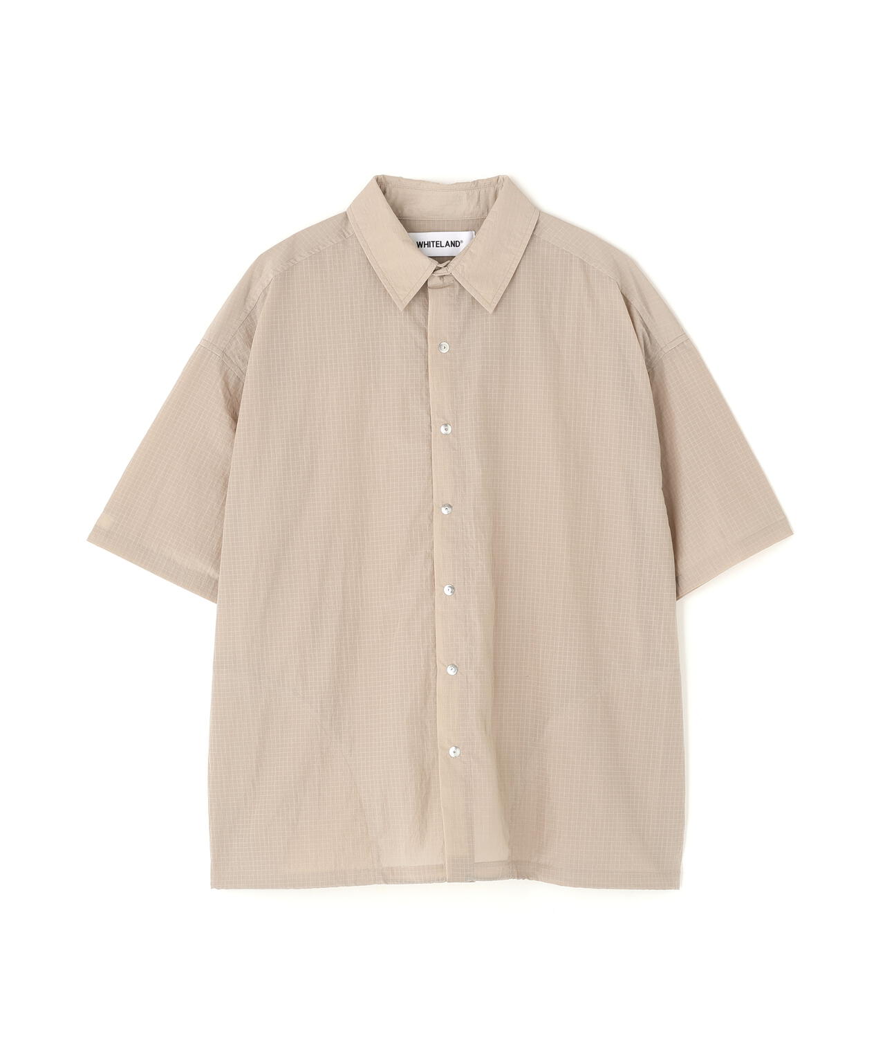 WHITELAND/ホワイトランド/NYLON S/S SHIRT
