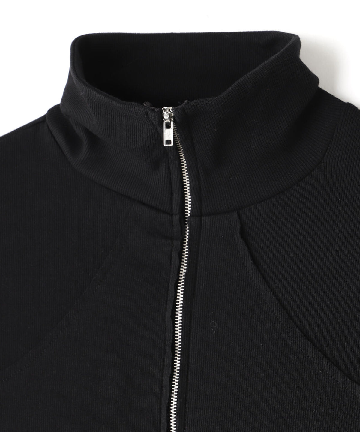 WHITELAND/ホワイトランド/RIB STAND ZIP LS TEE