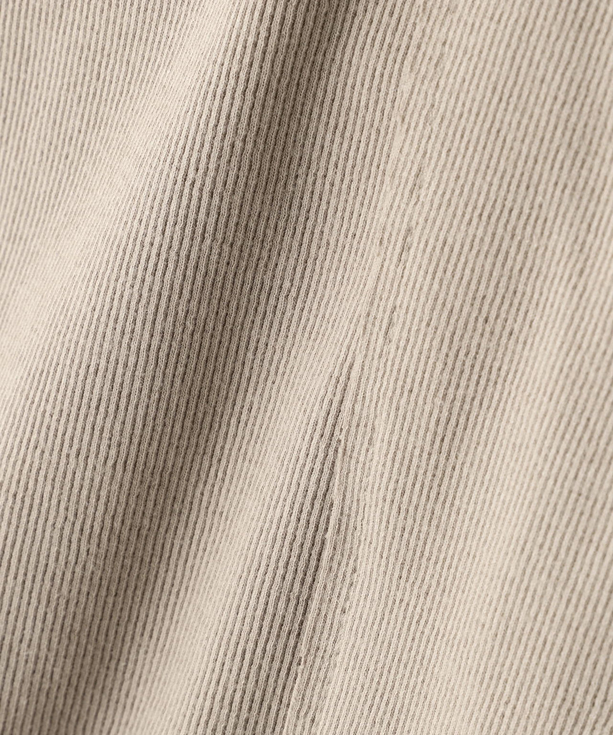 WHITELAND/ホワイトランド/RIB STAND ZIP LS TEE