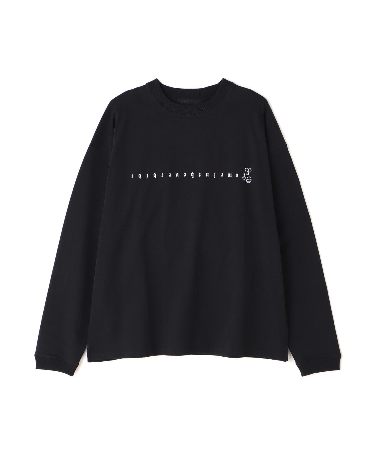 A4A/エーフォーエー/PAINT FLOWER LONGSLEEVE TEE