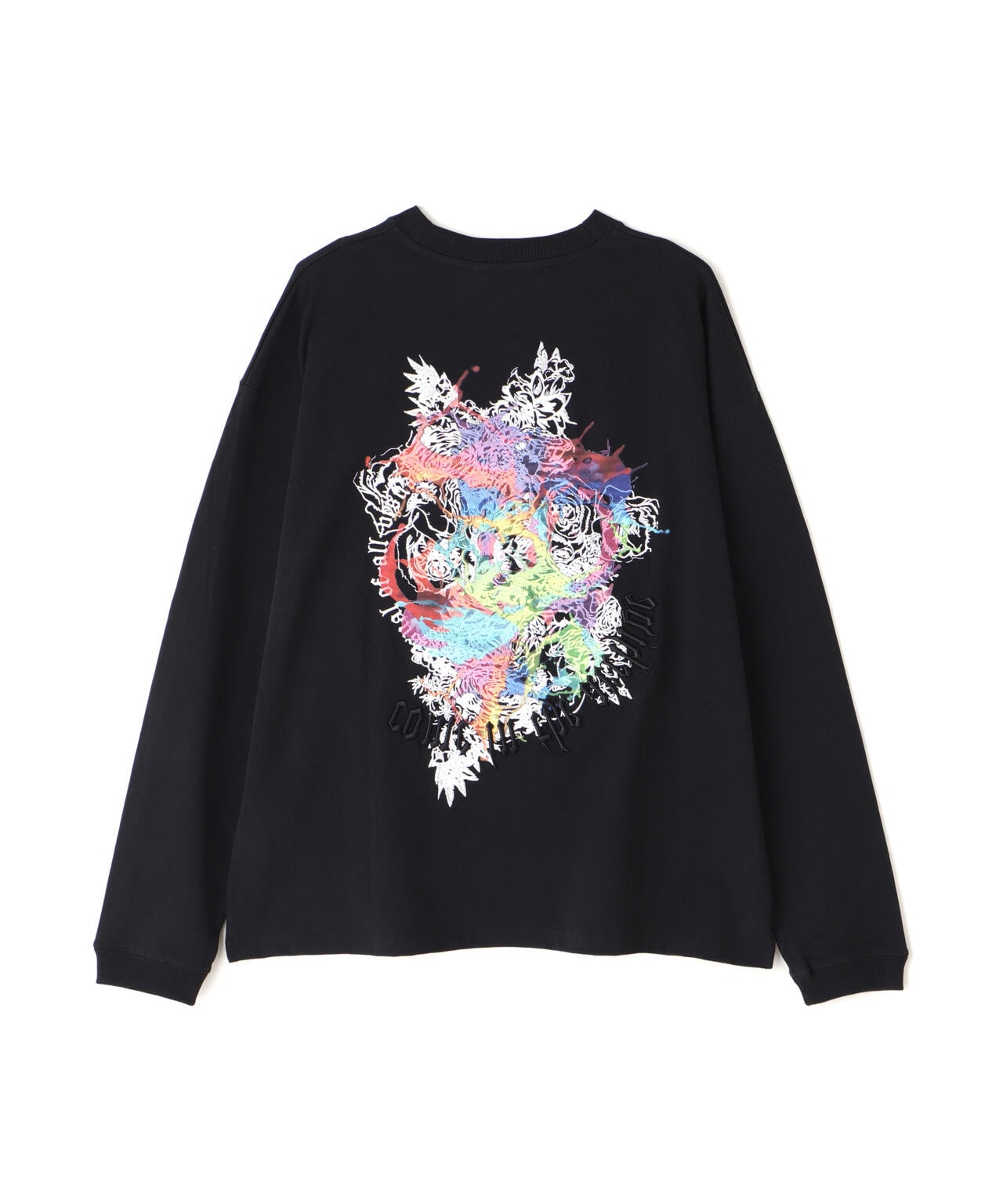 A4A/エーフォーエー/PAINT FLOWER LONGSLEEVE TEE