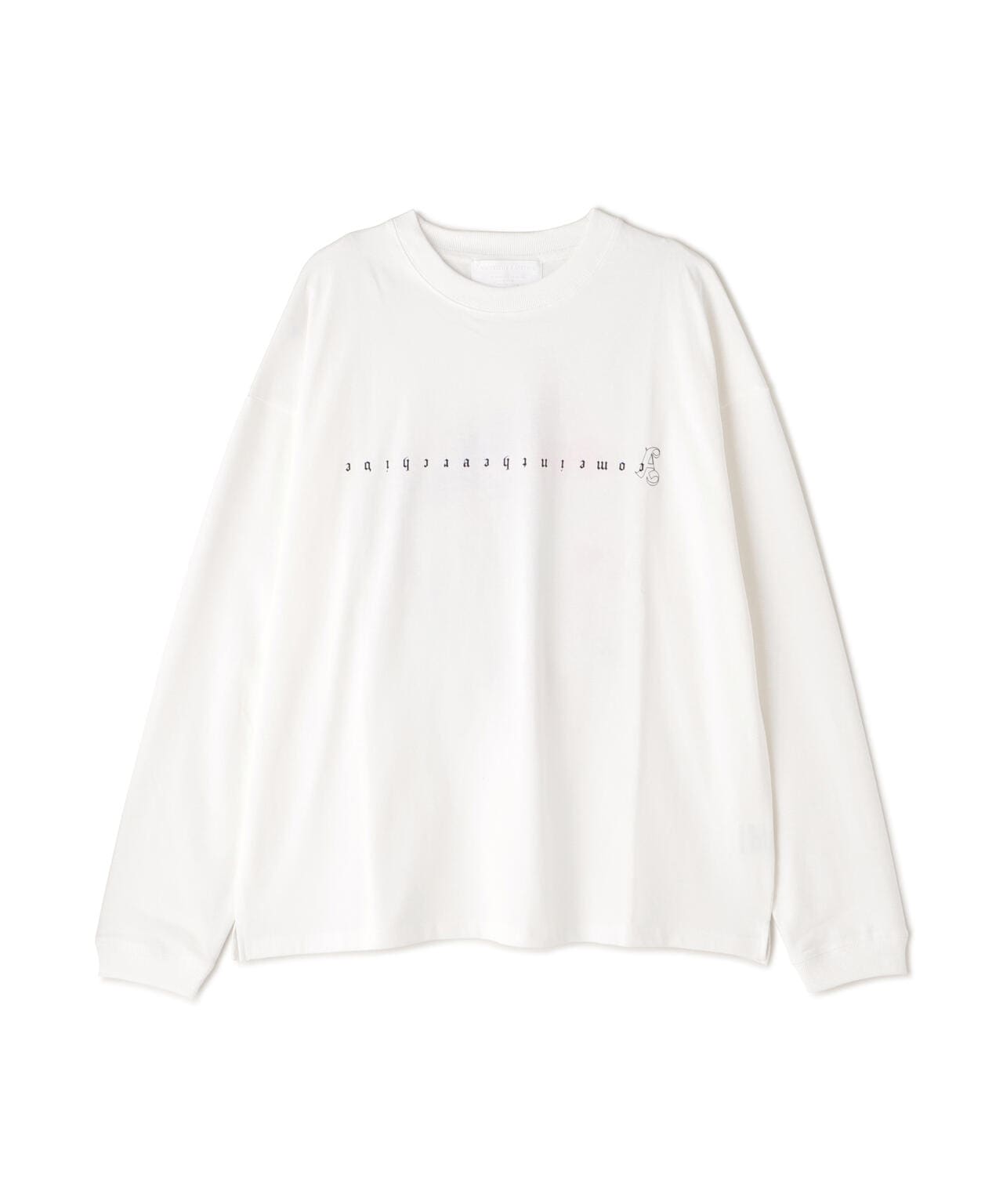 A4A/エーフォーエー/PAINT FLOWER LONGSLEEVE TEE