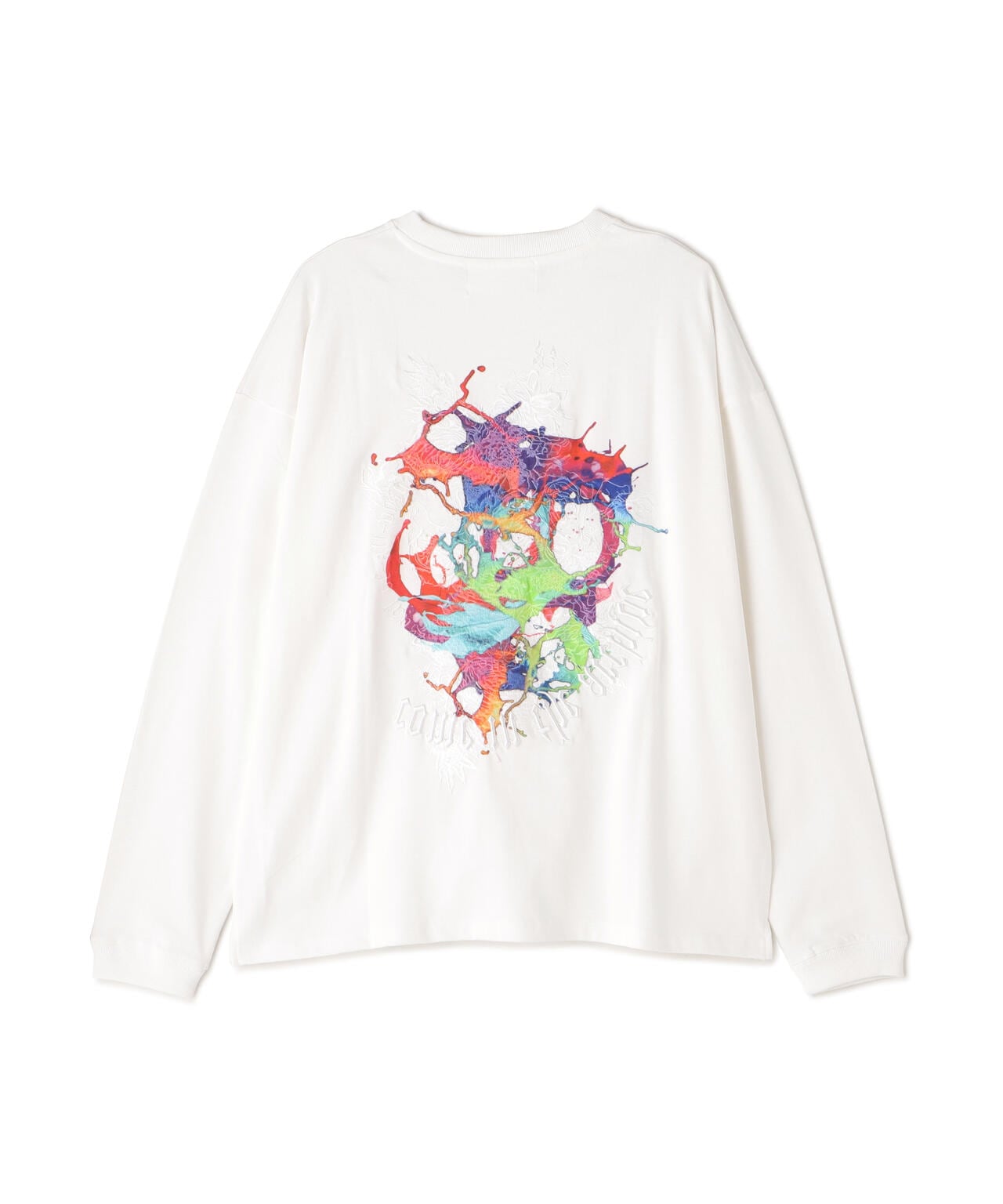 A4A/エーフォーエー/PAINT FLOWER LONGSLEEVE TEE