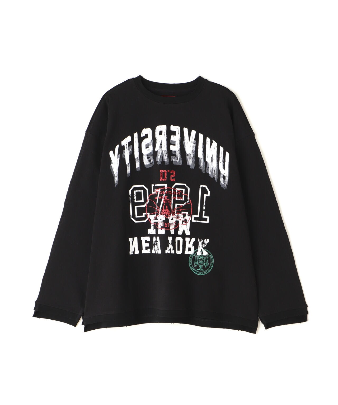 DankeSchon/ダンケシェーン/SWITCH L/S TEE UNIVERSITY