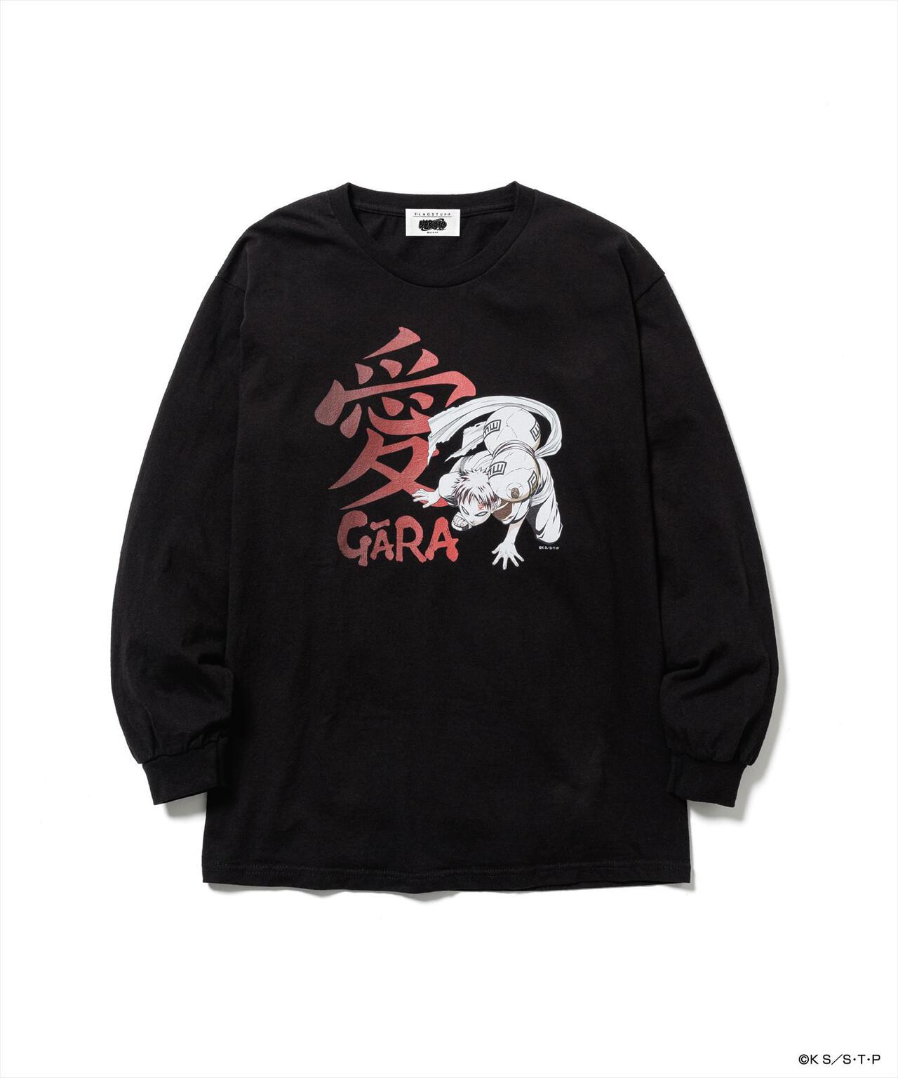 F-LAGSTUF-F×NARUTO-ナルト-/フラグスタフ×ナルト/"GARA" L/S TEE